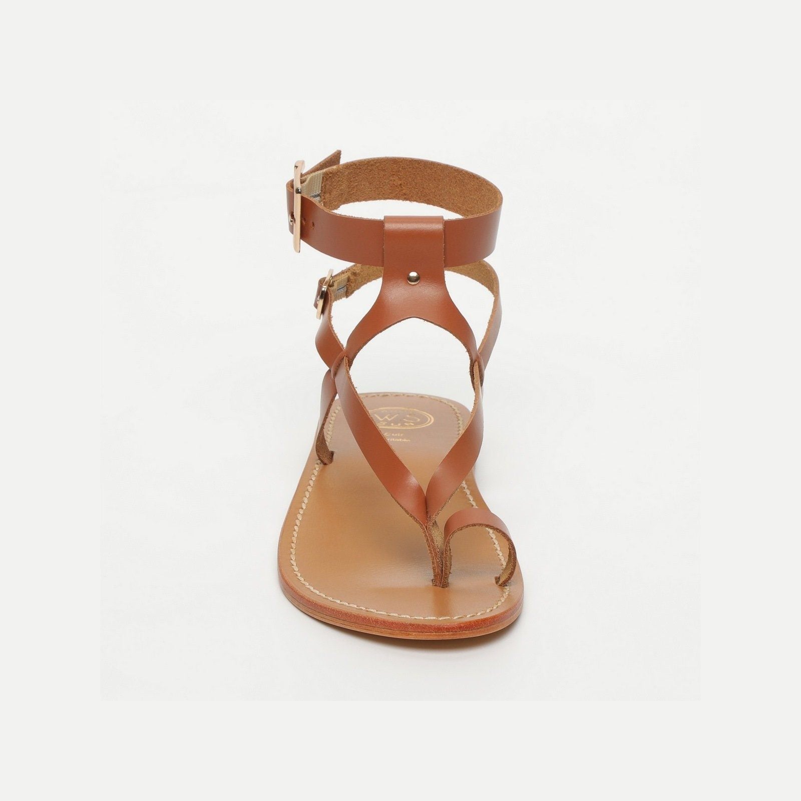 White Sun - Sandales Hermance - Marron Buff - Marron