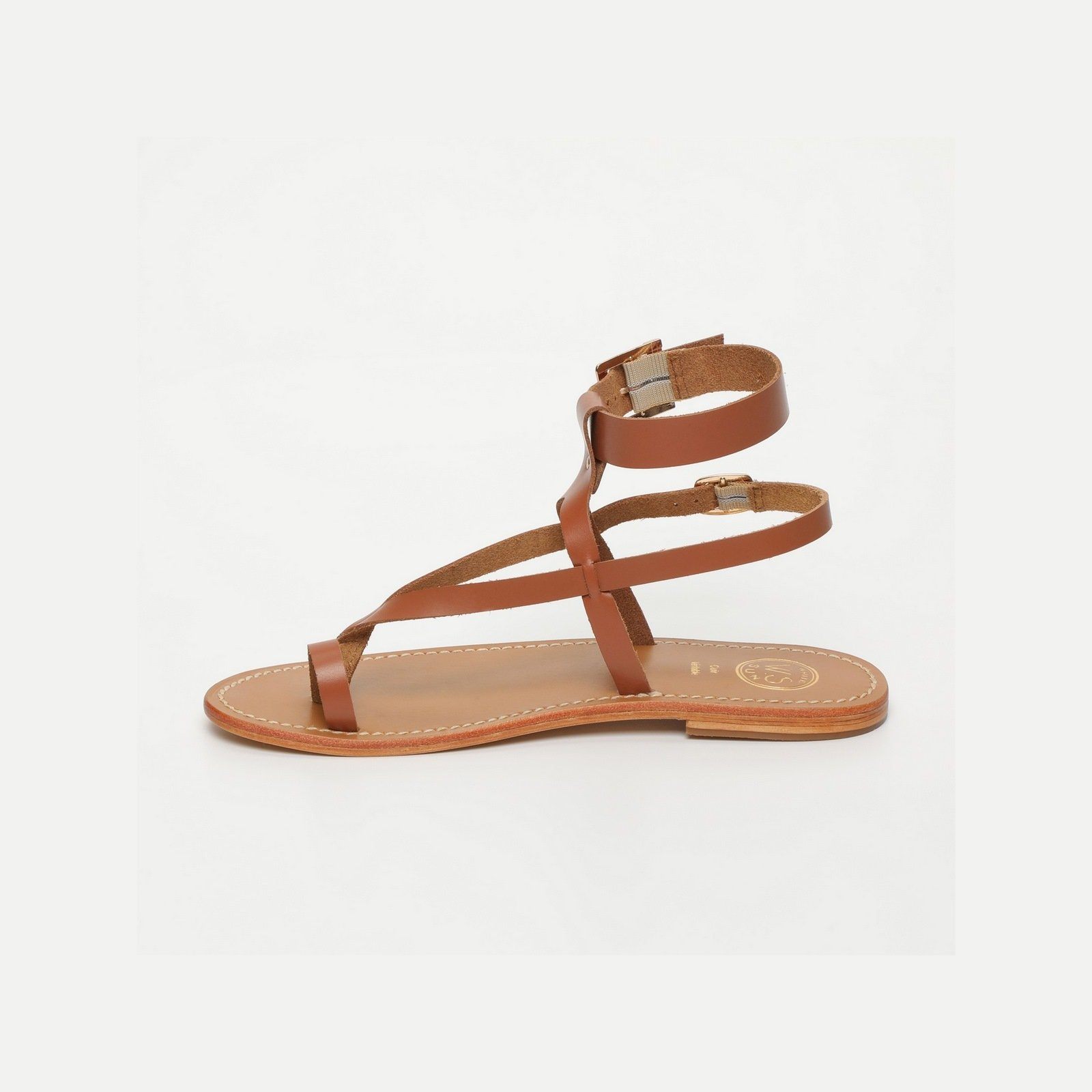 White Sun - Sandales Hermance - Marron Buff - Marron