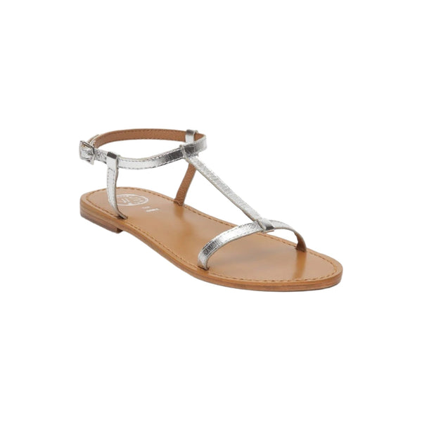 White Sun - Sandalias Lagorn - Piel de cabra plateada - Plateado
