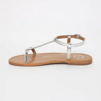 White Sun - Sandalias Lagorn - Piel de cabra plateada - Plateado