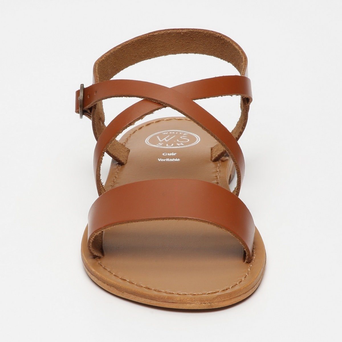 White Sun - Sandales Manaus - Camel Buff - Camel
