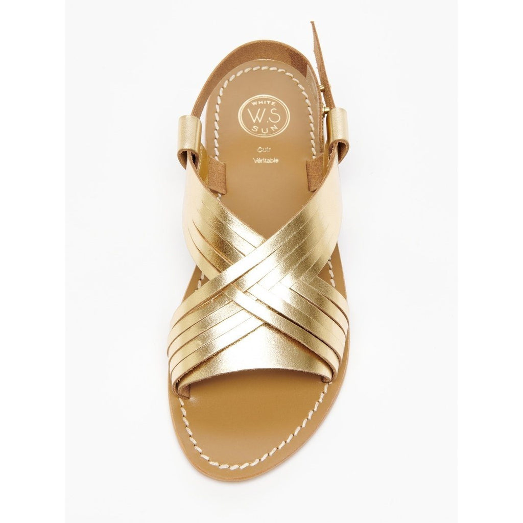White Sun - Sandalias esenciales Shania - Dorado - Mujer