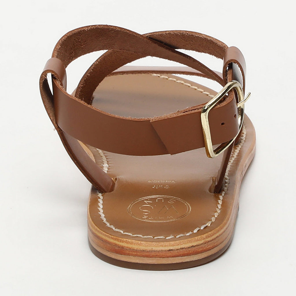 White Sun - Sandalias Tenzin - Piel de búfalo camel - Camel