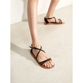 White Sun - Sandales Essentielles Theano - Noir - Femme