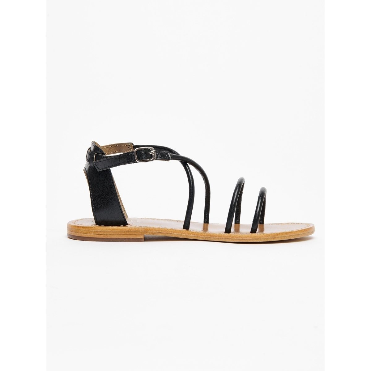 White Sun - Sandales Essentielles Theano - Noir - Femme