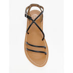 White Sun - Sandales Essentielles Theano - Noir - Femme
