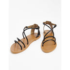 White Sun - Sandales Essentielles Theano - Noir - Femme