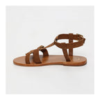 White Sun - Sandales Damyanti - Camel Goat Suede - Camel