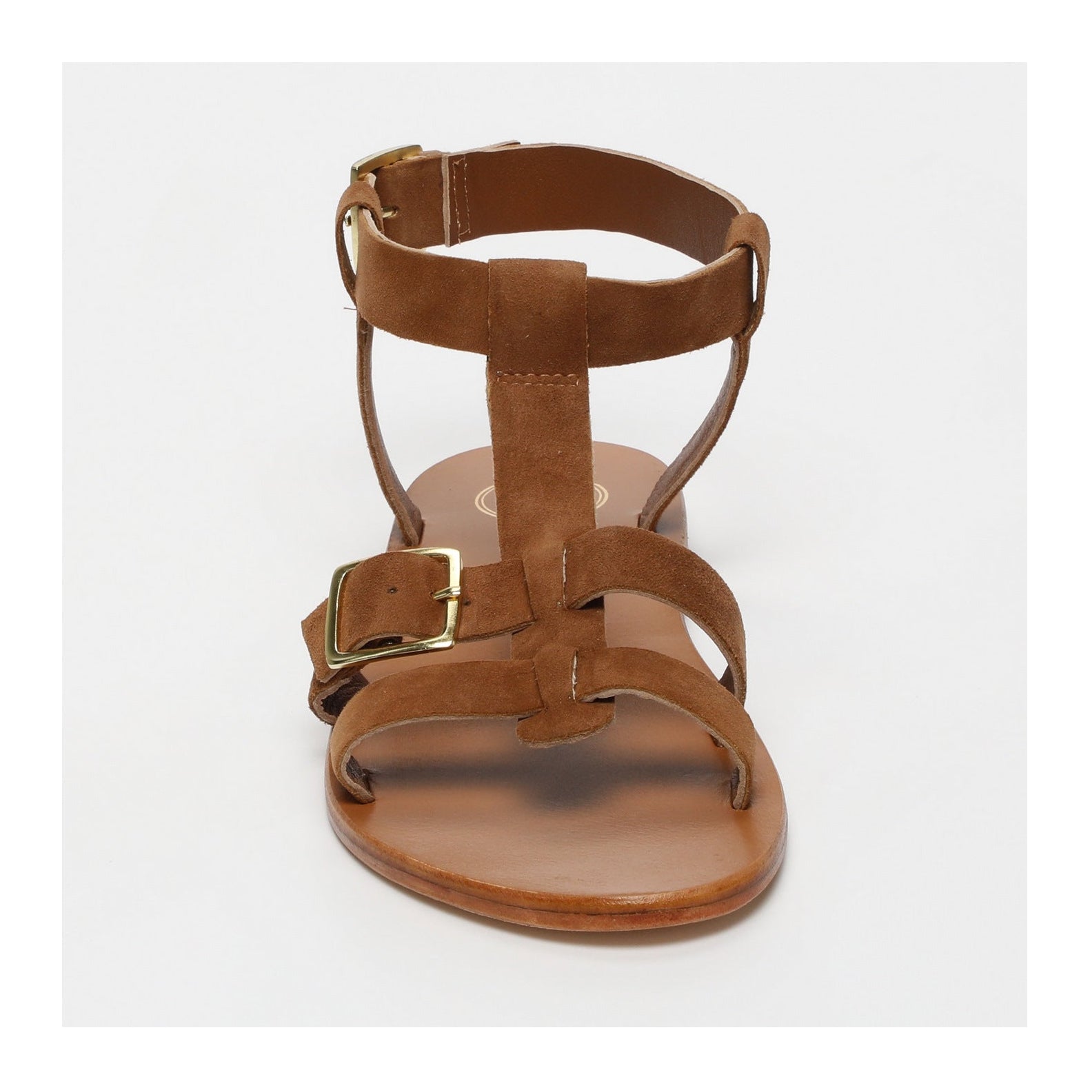 White Sun - Sandales Damyanti - Camel Goat Suede - Camel