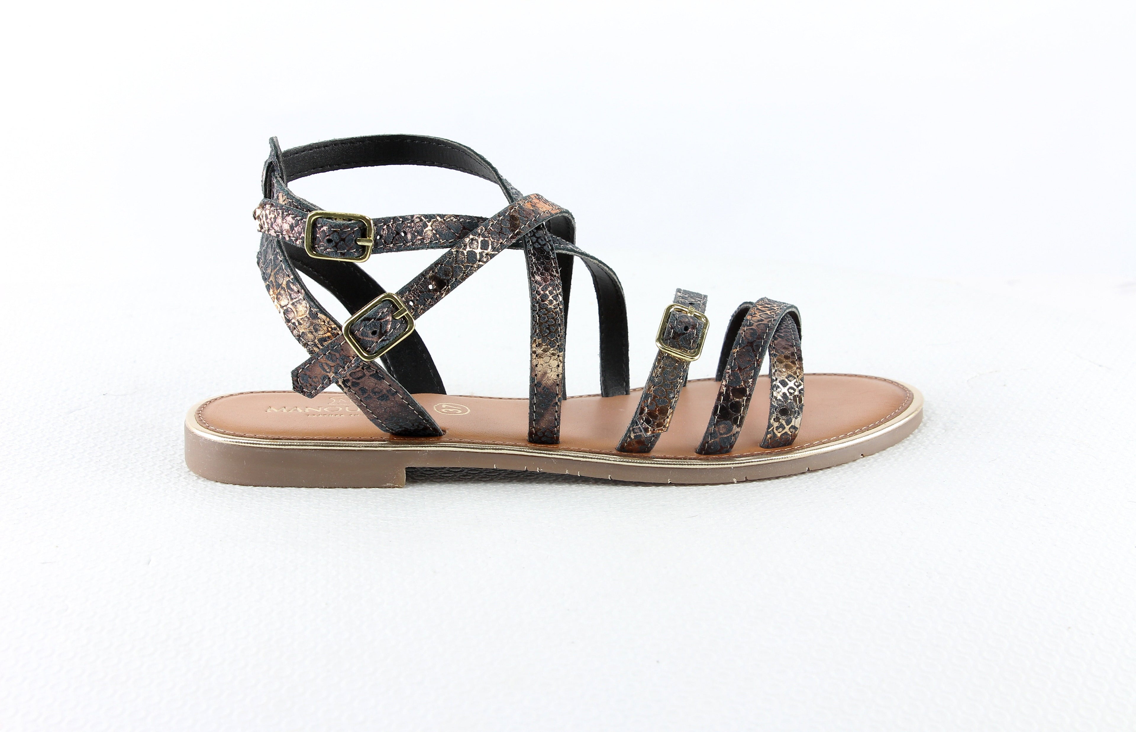 Nalaïm - Sandalias Gaetan - Negro