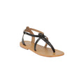 White Sun - Sandales Harpa - Goat Black / Glitter Black - Black