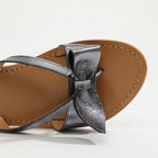 White Sun - Mules Herbita - Goat Black Metallic - Noir