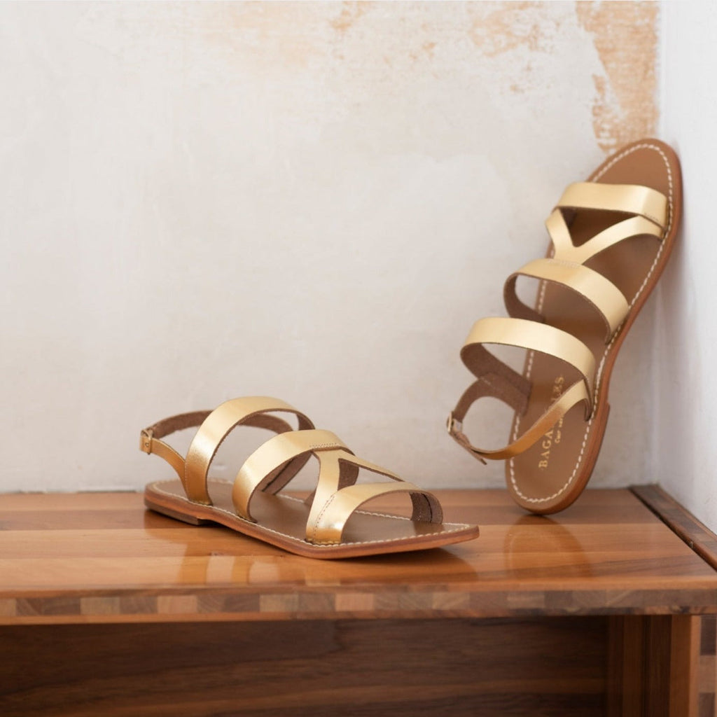 Les Bagatelles - Sandales Jade - Dark Gold