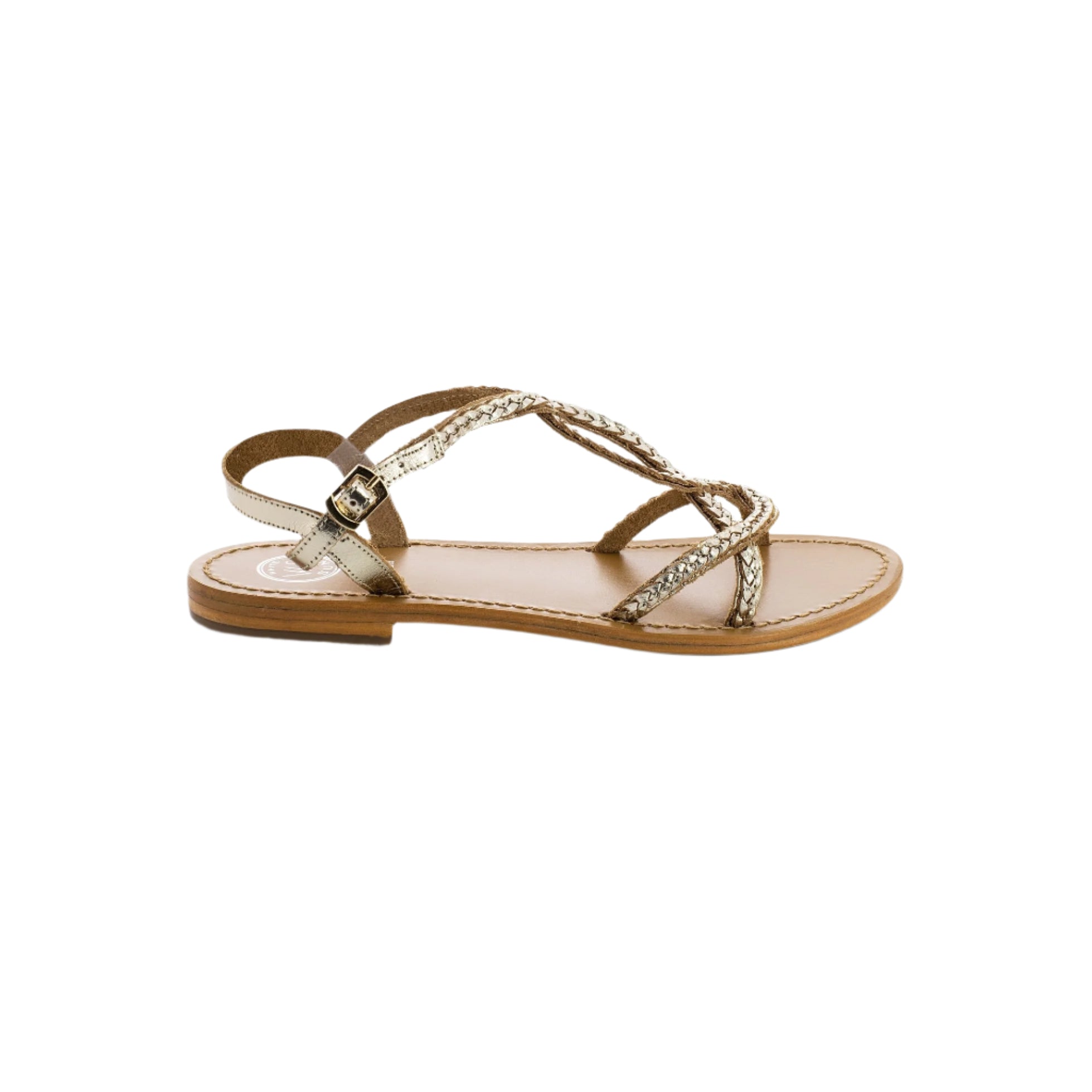 White Sun - Sandales Juno - Gold Buff (Tresse 3B) - Gold