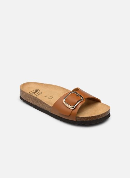 Kathleen Leather Sandals - Brown - Women