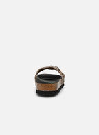 Sandalias Kathleen Printed Leather - Marrón - Mujer