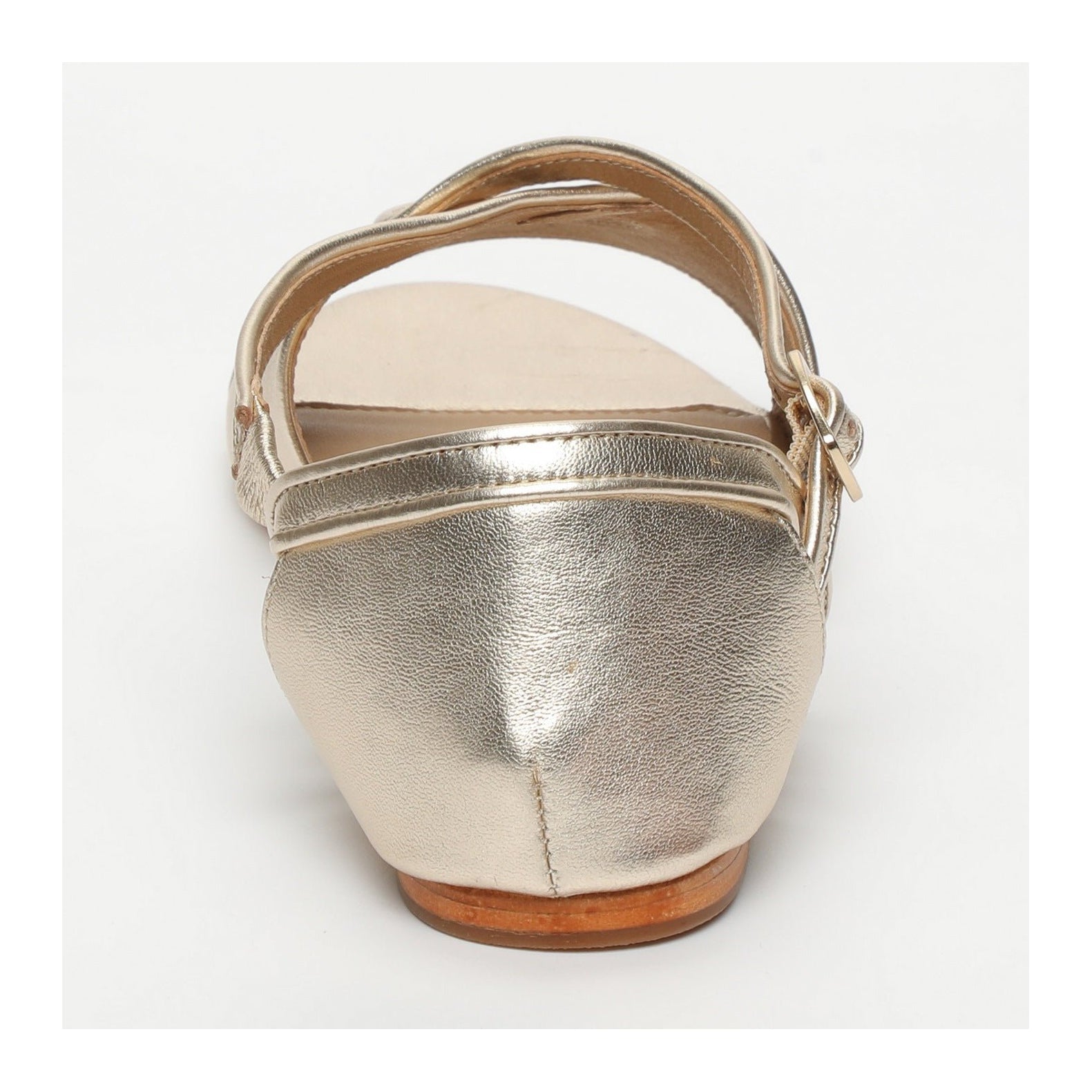 White Sun - Sandalias Kirby - Napa de oveja dorada - Dorado