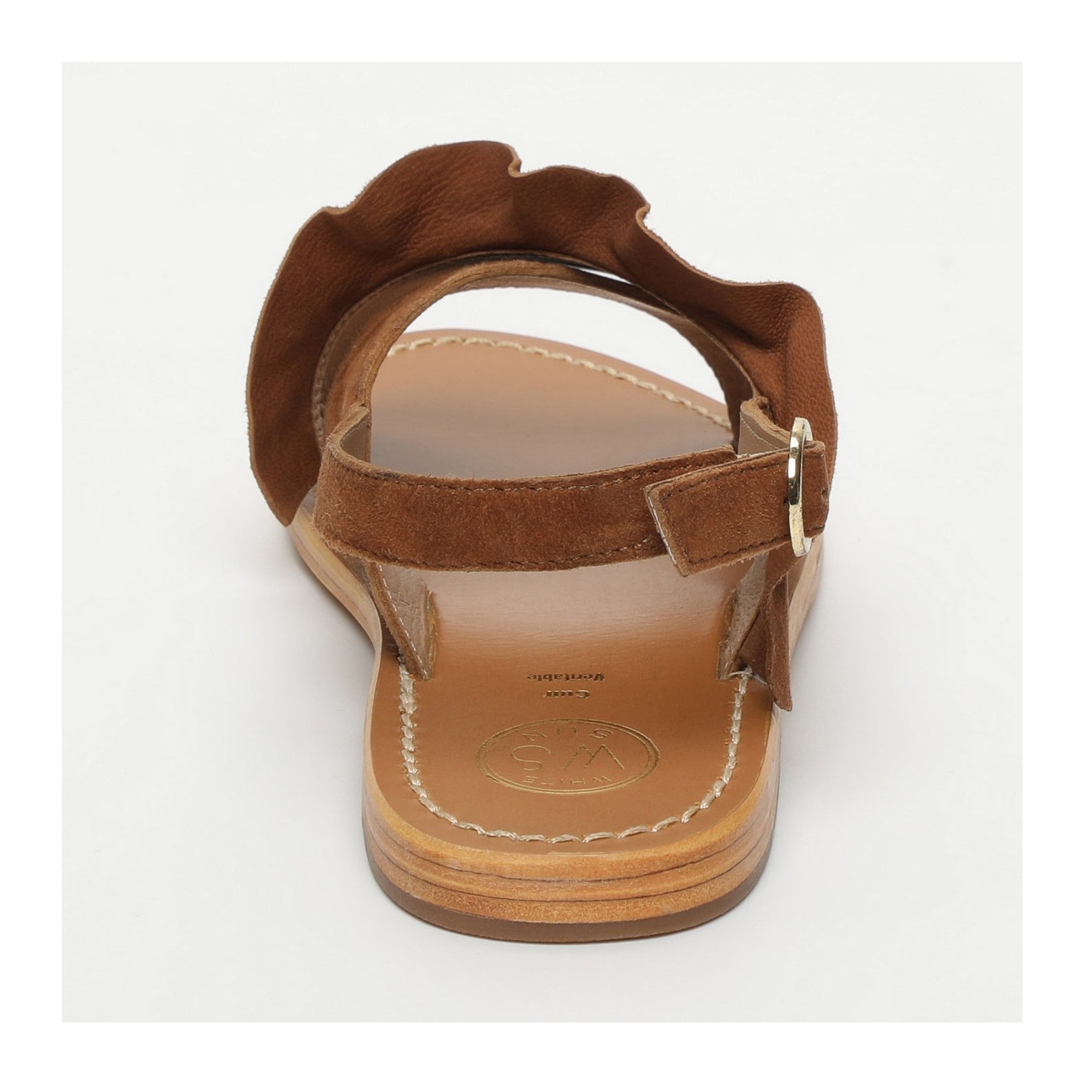White Sun - Sandalias Lilly - Ante camel - Camel
