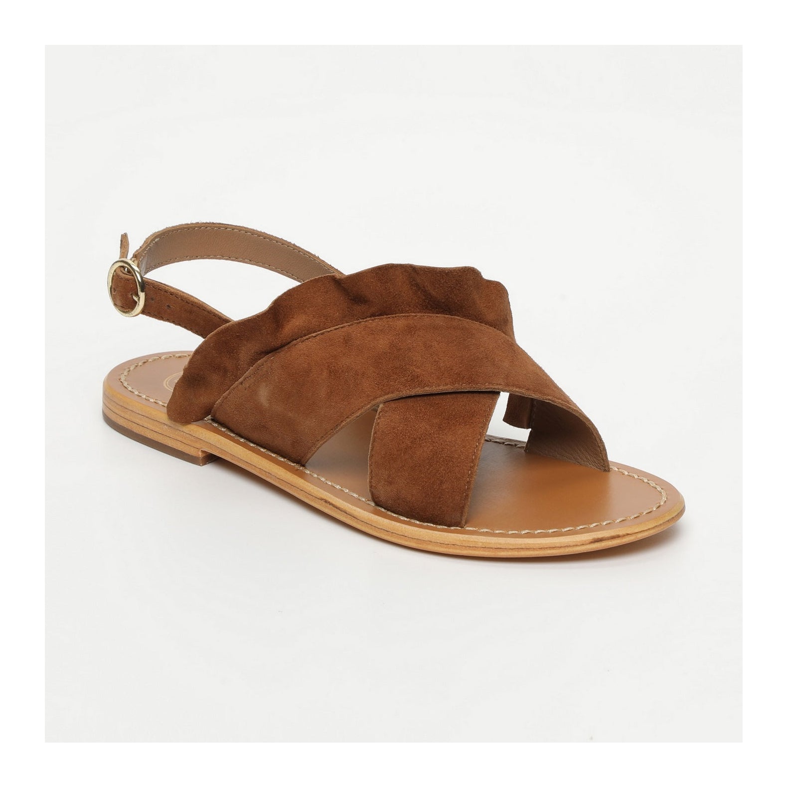 White Sun - Sandalias Lilly - Ante camel - Camel