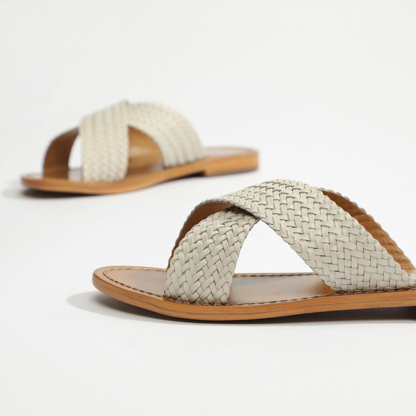 White Sun - Mules Malvarrosa - Marfil
