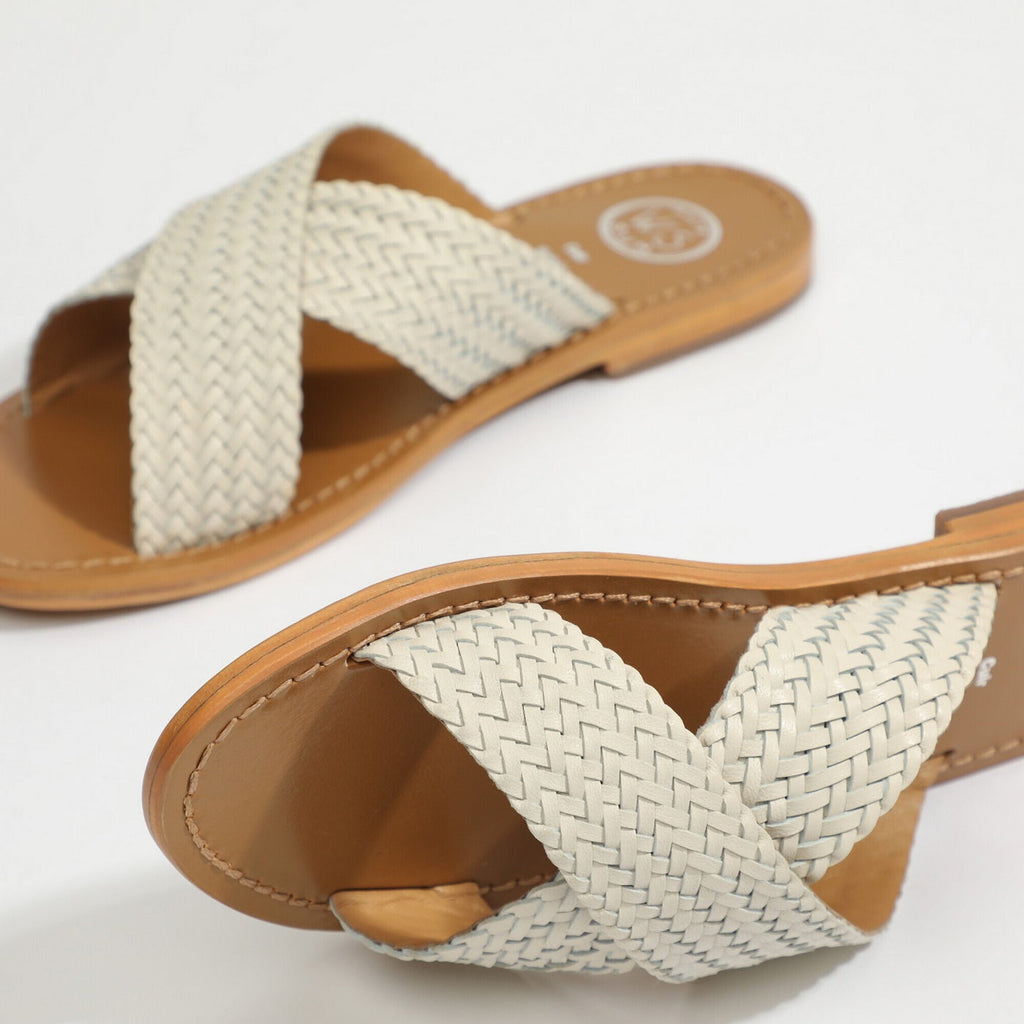 White Sun - Mules Malvarrosa - Marfil