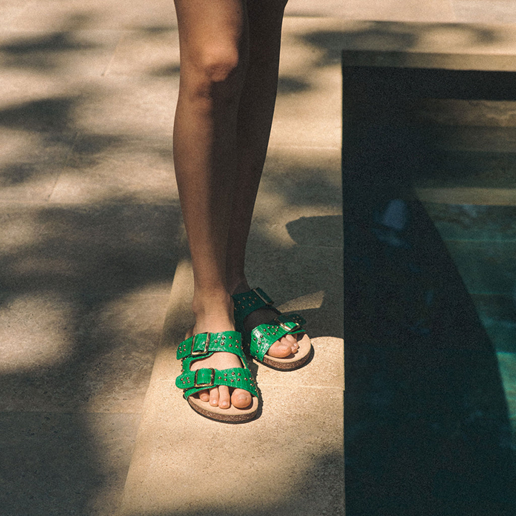 Odette Cobra Rosemary Sandals