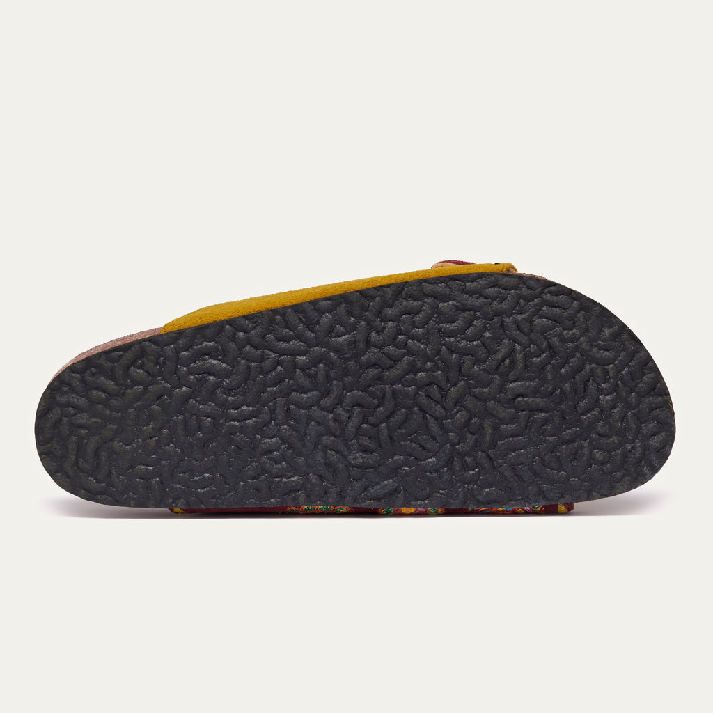 Odette Violet Cashmere Leather Sandals
