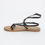 White Sun - Sandales Plates Ceara - Noir - Femme