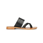 Mules Tiya - Croco - Noir