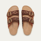 Odette Choco Python Sandals