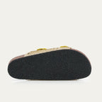 Yellow Odette Python Sandals But