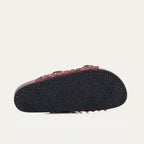 Sandales Python Odette Rubis