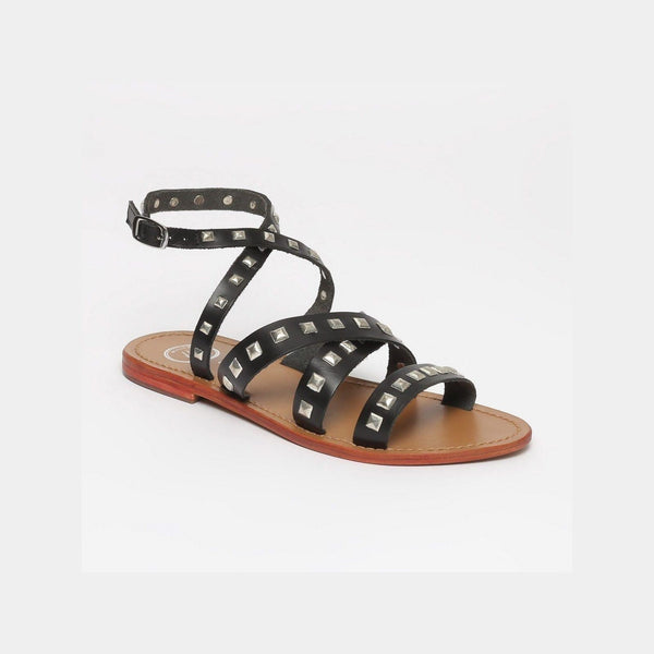 White Sun - Sandalias de moda Amari - Negro - Mujer