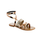 White Sun - Sandales Colorata - Camel Buff - Camel+Bronze+Gold