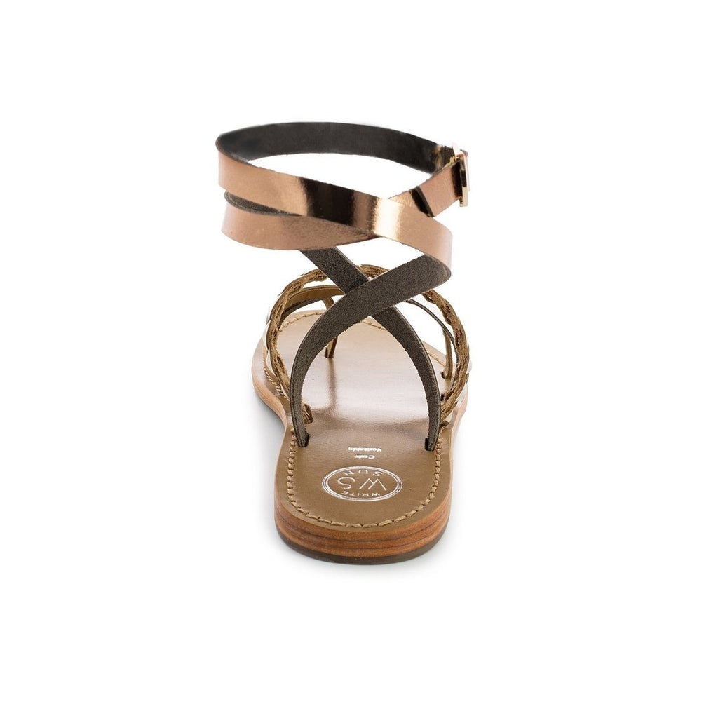 White Sun - Sandales Colorata - Camel Buff - Camel+Bronze+Gold