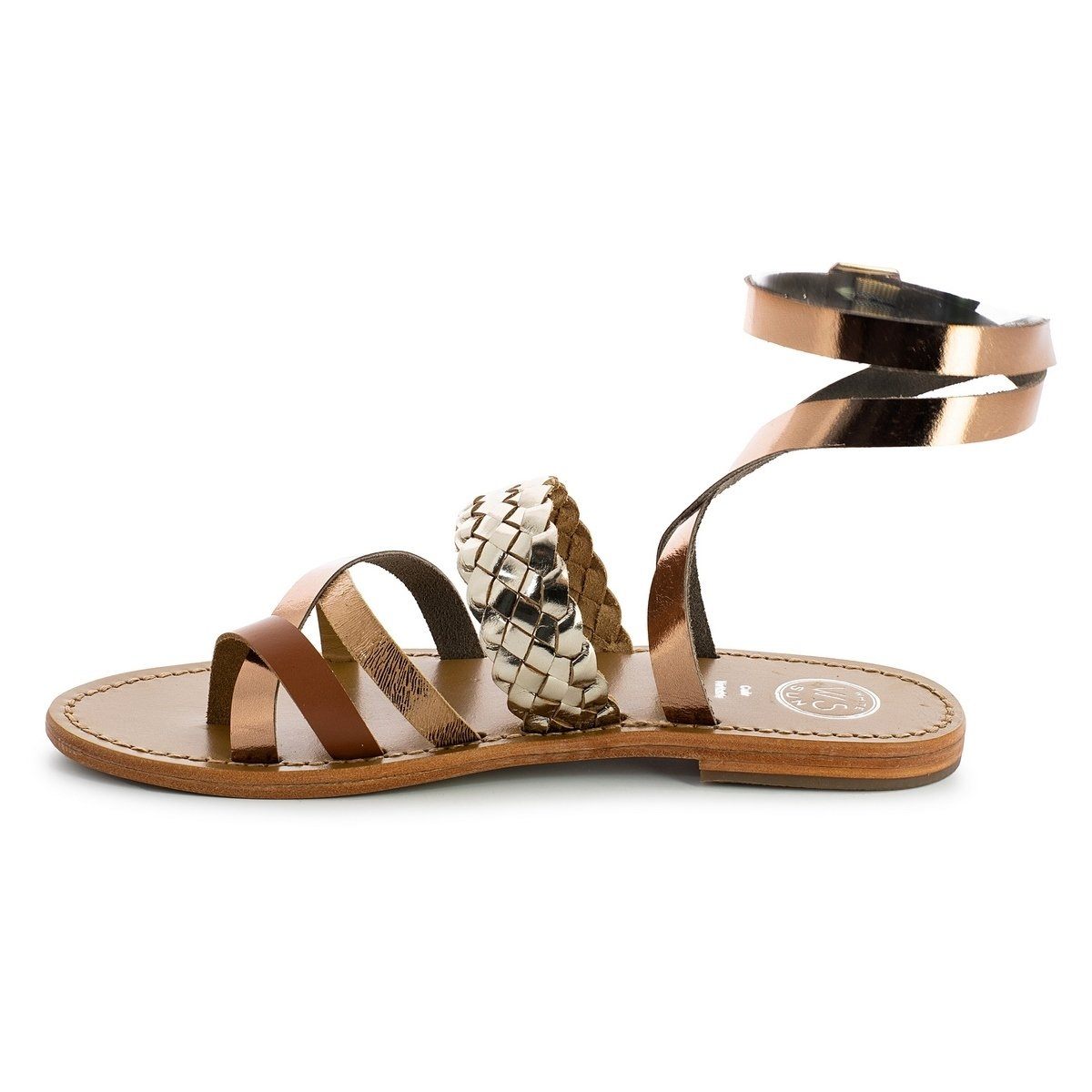 White Sun - Sandales Colorata - Camel Buff - Camel+Bronze+Gold