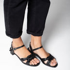 Les Bagatelles - Sandales Talons Falcom - Black