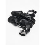 White Sun - Sandales Heia - Black Buff - Black