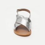 White Sun - Sandales Tendance Lilly - Argent - Femme