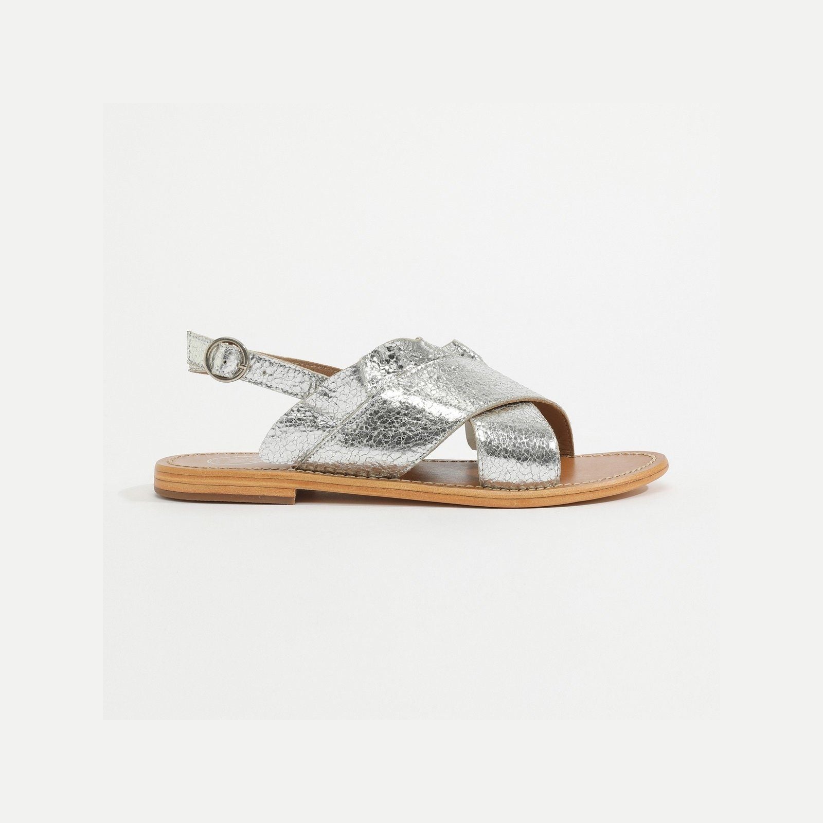 White Sun - Sandales Tendance Lilly - Argent - Femme