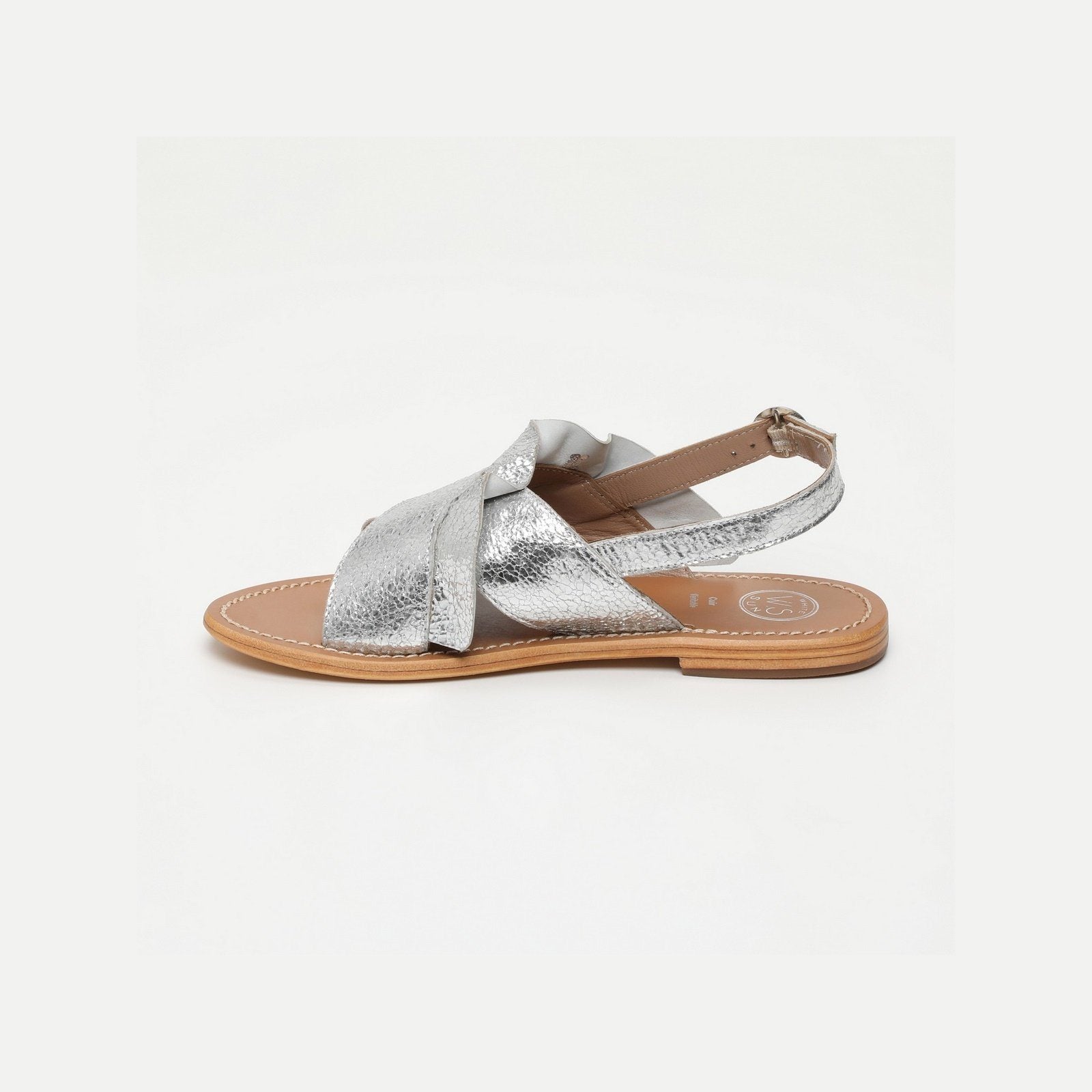 White Sun - Sandales Tendance Lilly - Argent - Femme