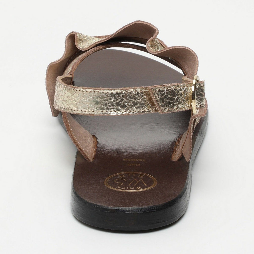 White Sun - Sandales Lilly - Crackle Foil Gold - Gold