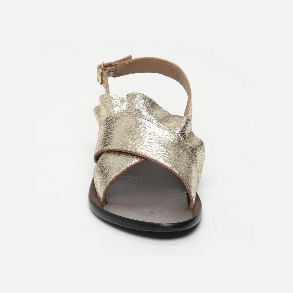 White Sun - Sandales Lilly - Crackle Foil Gold - Gold