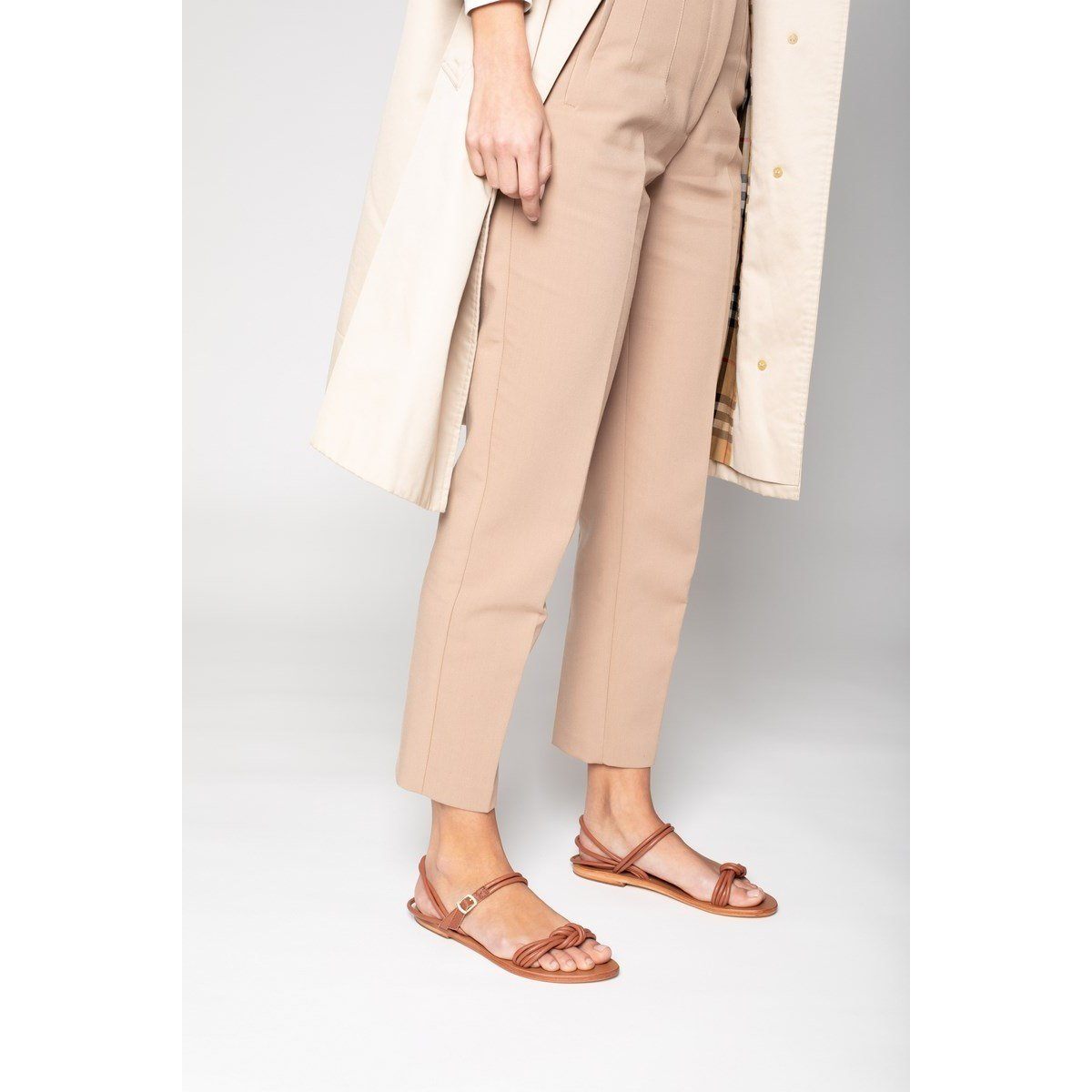 White Sun - Sandales Tendance Lirasou - Camel - Femme