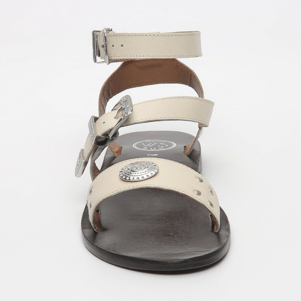 White Sun - Sandales Tendance Macarella - Ivoire - Femme