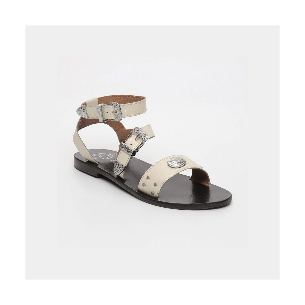 White Sun - Sandales Tendance Macarella - Ivoire - Femme