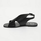 White Sun - Sandales Mawalter - Black Buff - Black