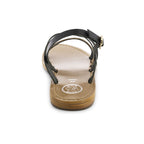 White Sun - Sandalias Paraena - Negro Buff / Oro Buff - Negro+Oro
