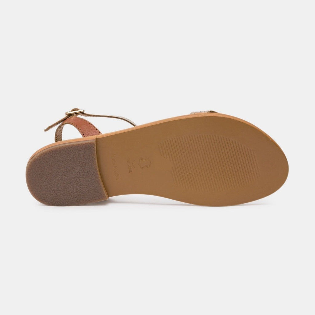 Les Bagatelles - Sandales Pelham - Gold Et Camel