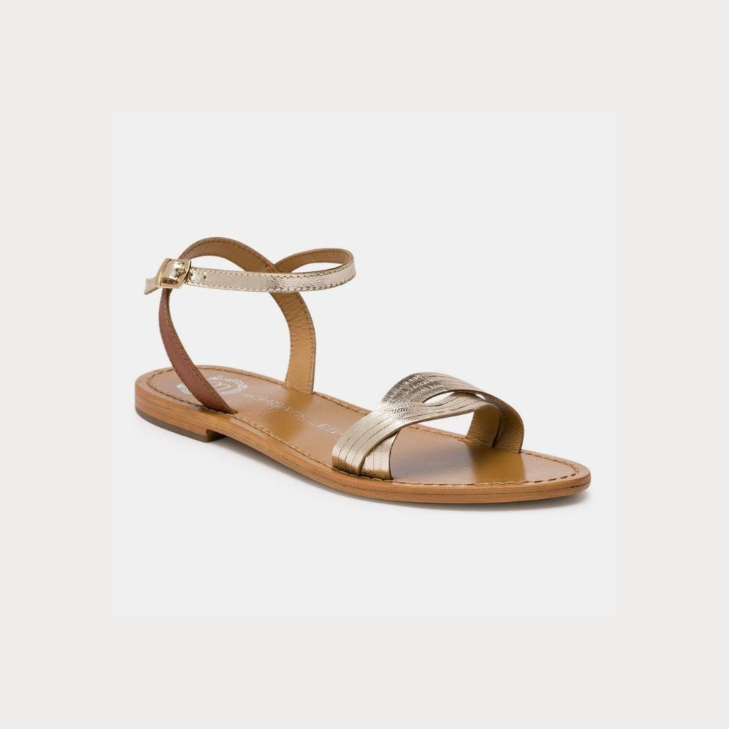 Les Bagatelles - Sandales Pelham - Gold Et Camel